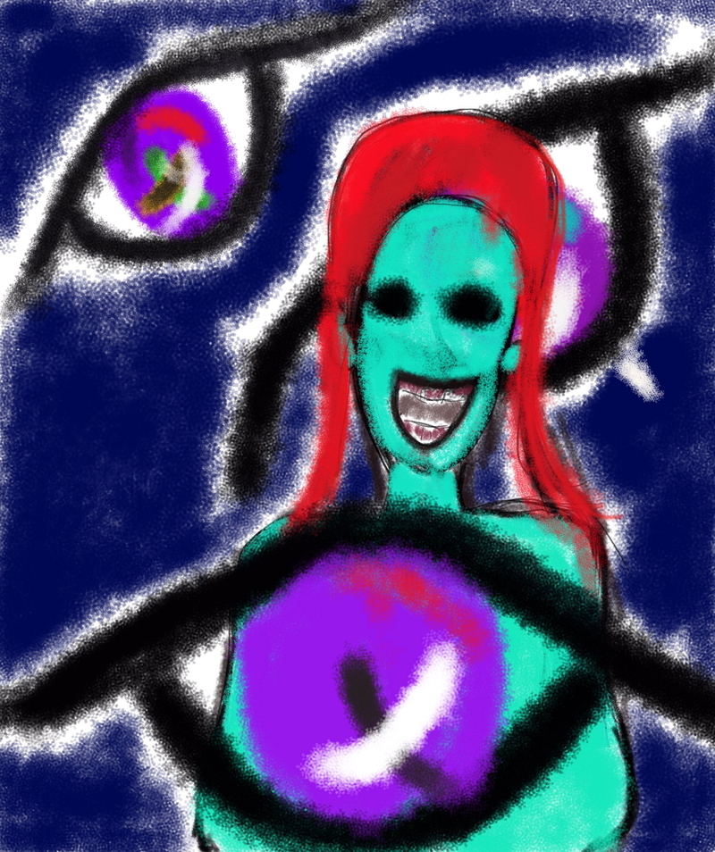 頭のおかしなイラスト